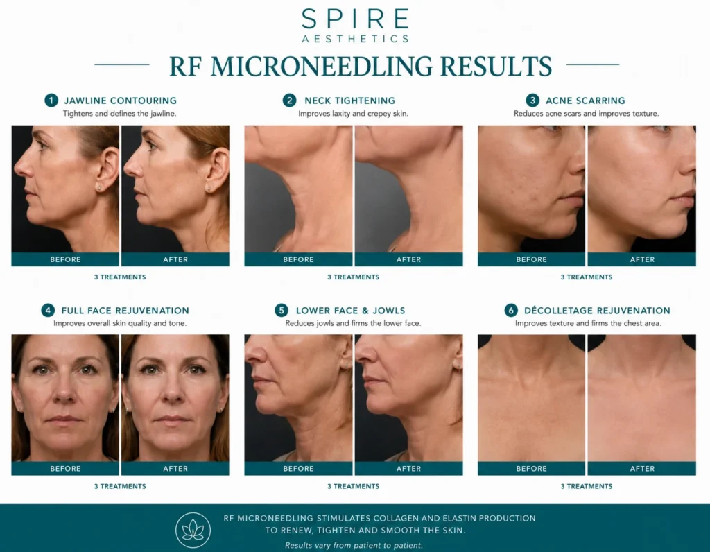 RF Microneedling Skin tightening Biggleswade results